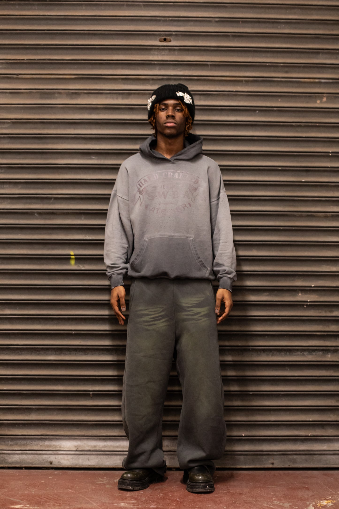Atelier Grey Washed Hoodie