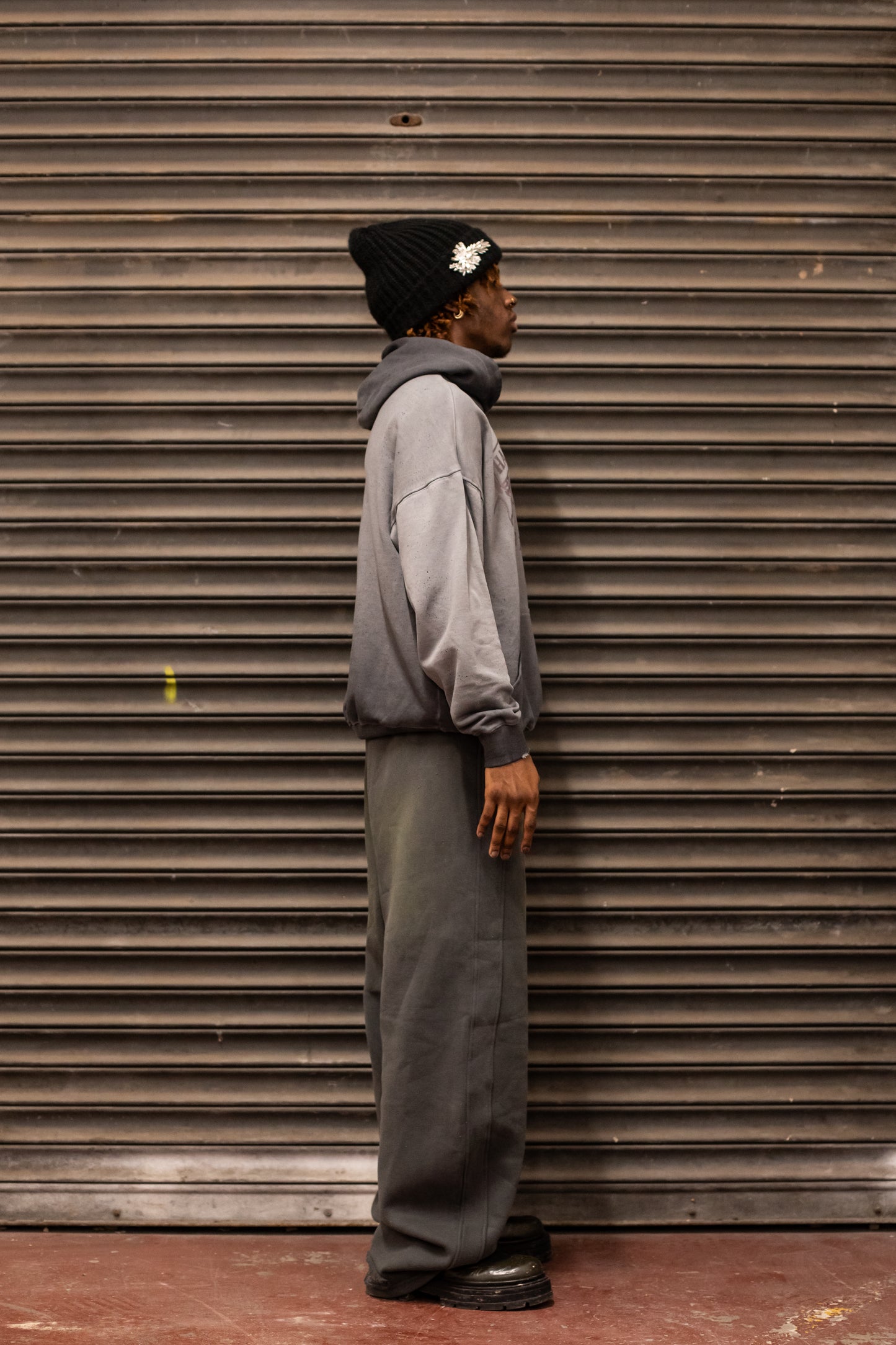 Atelier Grey Washed Hoodie