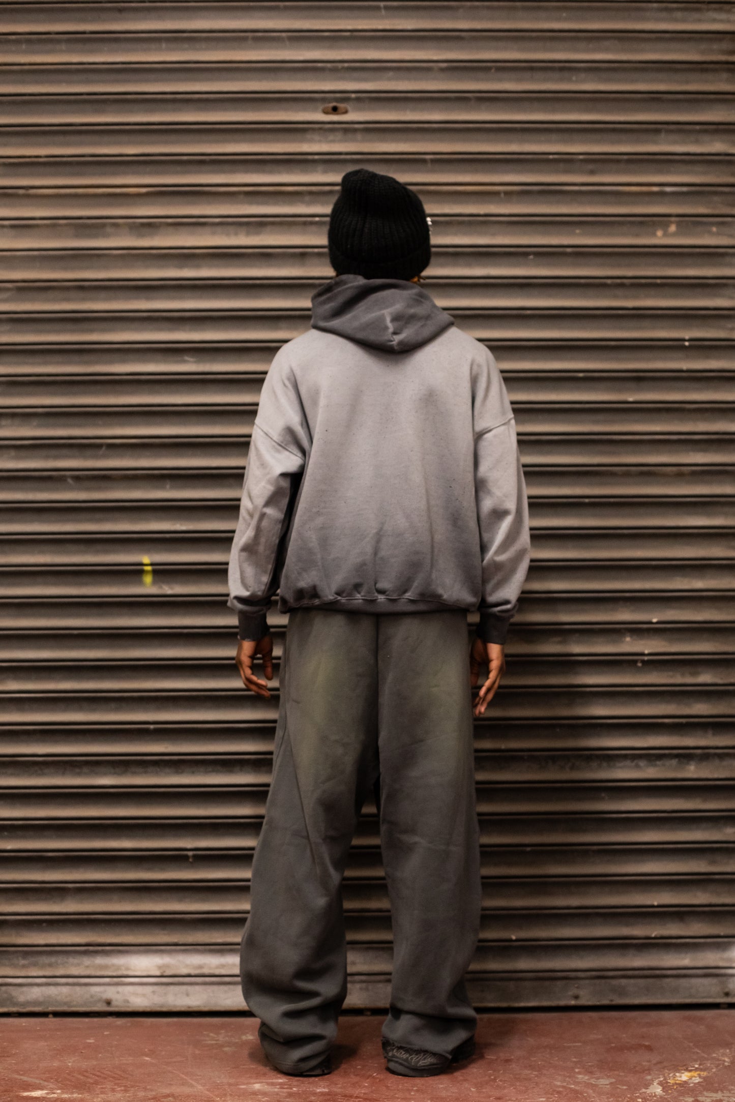 Atelier Grey Washed Hoodie